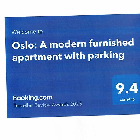 Oslo: A Modern Furnished Apartment With Parking София Экстерьер фото